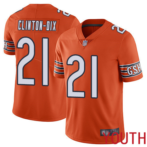 Chicago Bears Limited Orange Youth Ha Ha Clinton-Dix Alternate Jersey NFL Football #21 Vapor Untouchable